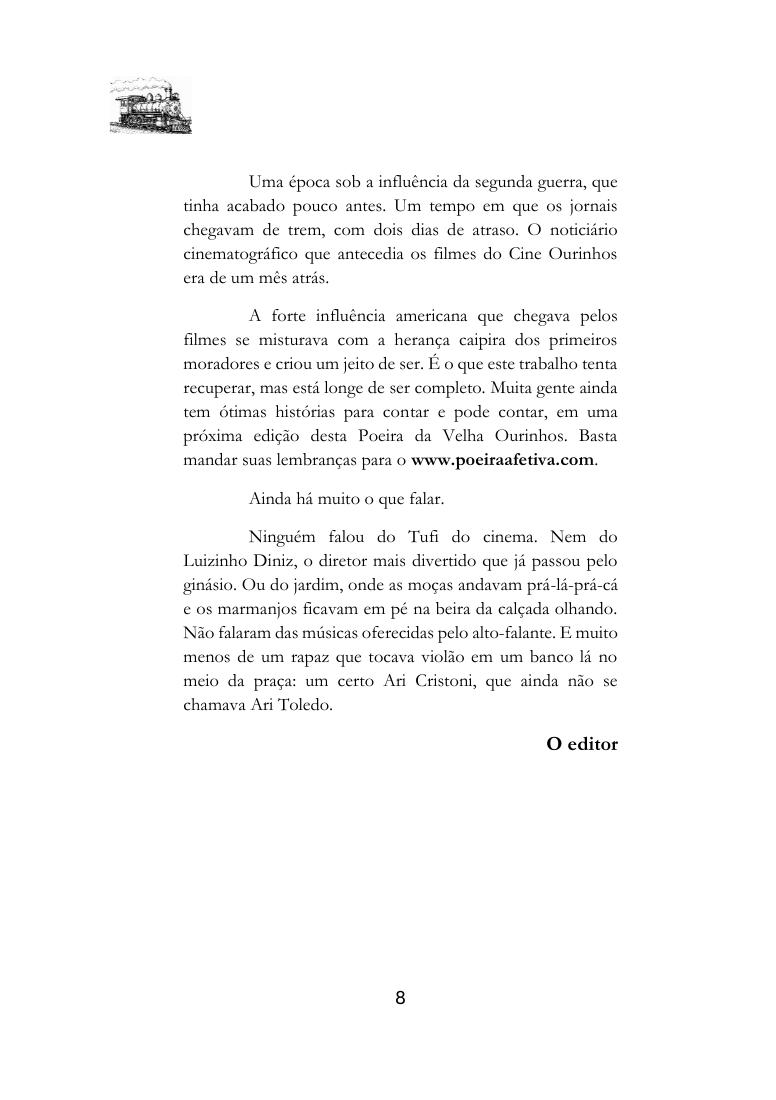 Segunda página de Apresentação