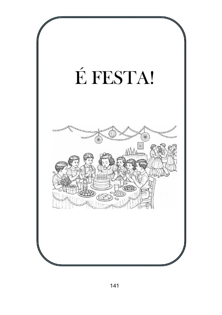 Primeira página de É festa!