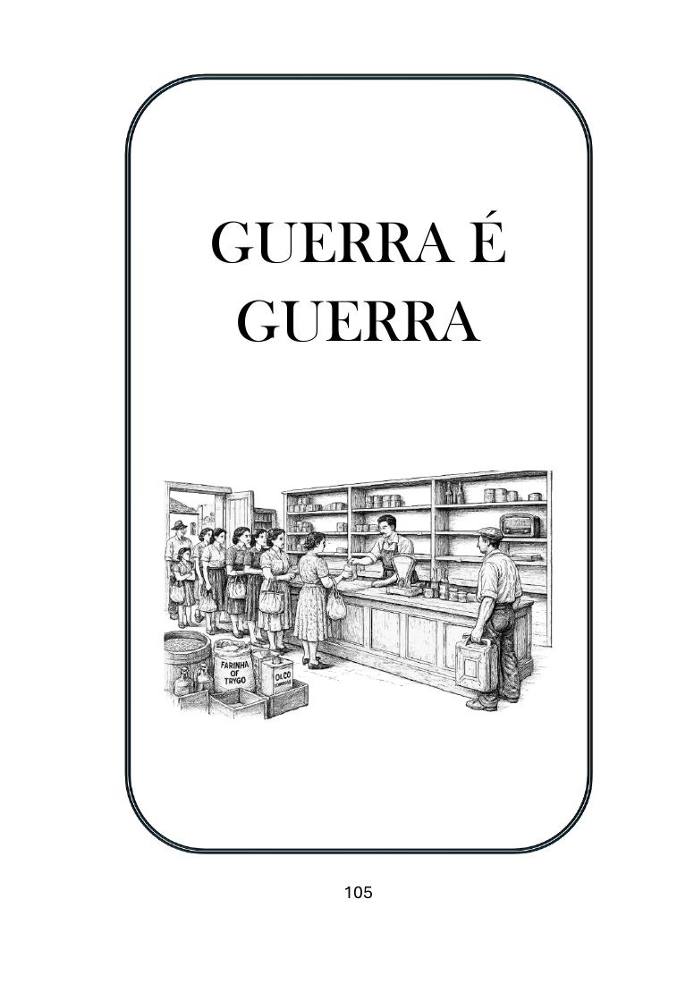 Primeira página de Guerra é guerra